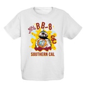 USC Trojans Youth White Star Wars Roll with Me Cotton T-Shirt